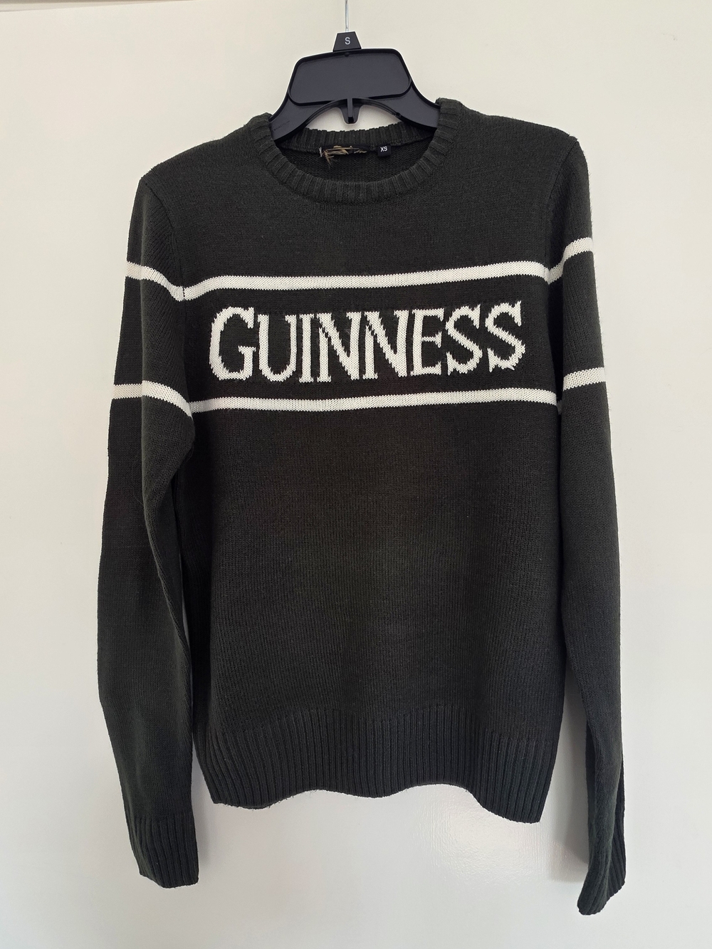 Guinness Men's Dark Green Crewneck Sweater